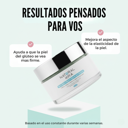 Mascarilla realzadora de Glúteos: Tonifica, hidrata y mejora la apariencia de la piel - 50ml